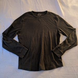 Sonoma Lifestyle Olive Green Thermal Crew Large
